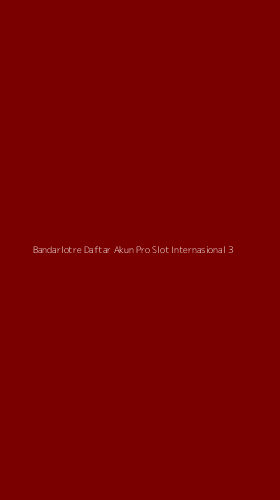 Tampilan Antarmuka Aplikasi Bandarlotre Daftar Akun Pro Slot Internasional - 3