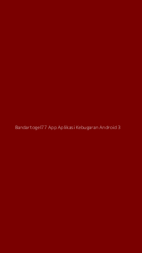 Tampilan Antarmuka Aplikasi Bandartogel77 App Aplikasi Kebugaran Android - 3