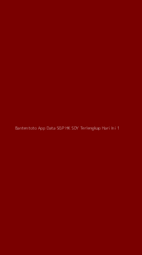 Tampilan Antarmuka Aplikasi Bantentoto App Data Sgp Hk Sdy Terlengkap Hari Ini - 1