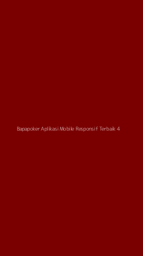 Tampilan Antarmuka Aplikasi Bapapoker Aplikasi Mobile Responsif Terbaik - 4
