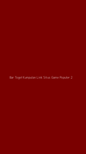 Tampilan Antarmuka Aplikasi Bar Togel Kumpulan Link Situs Game Populer - 2