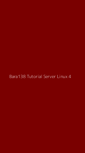 Tampilan Antarmuka Aplikasi Bara138 Tutorial Server Linux - 4