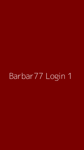 Tampilan Antarmuka Aplikasi Barbar77 Login - 1