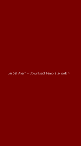 Tampilan Antarmuka Aplikasi Barbel Ayam - Download Template Web - 4