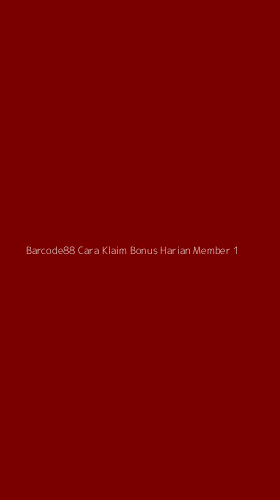 Tampilan Antarmuka Aplikasi Barcode88 Cara Klaim Bonus Harian Member - 1