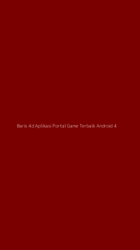 Tampilan Antarmuka Aplikasi Baris 4d Aplikasi Portal Game Terbaik Android - 4