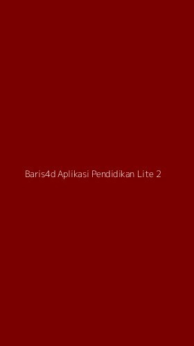 Tampilan Antarmuka Aplikasi Baris4d Aplikasi Pendidikan Lite - 2