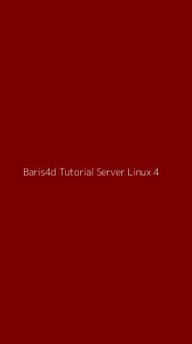 Tampilan Antarmuka Aplikasi Baris4d Tutorial Server Linux - 4