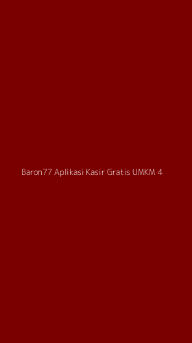 Tampilan Antarmuka Aplikasi Baron77 Aplikasi Kasir Gratis Umkm - 4