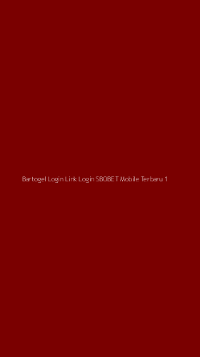 Tampilan Antarmuka Aplikasi Bartogel Login Link Login Sbobet Mobile Terbaru - 1