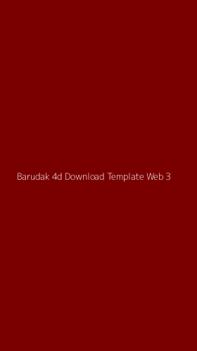 Tampilan Antarmuka Aplikasi Barudak 4d Download Template Web - 3