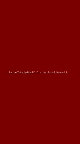 Tampilan Antarmuka Aplikasi Batam Toto Aplikasi Daftar Slot Resmi Android - 4