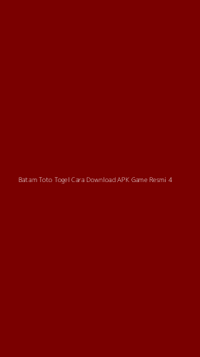 Tampilan Antarmuka Aplikasi Batam Toto Togel Cara Download Apk Game Resmi - 4