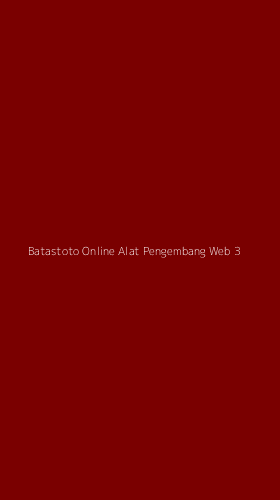 Tampilan Antarmuka Aplikasi Batastoto Online Alat Pengembang Web - 3