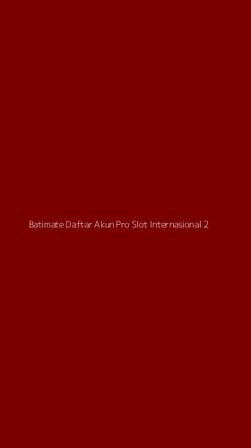 Tampilan Antarmuka Aplikasi Batimate Daftar Akun Pro Slot Internasional - 2