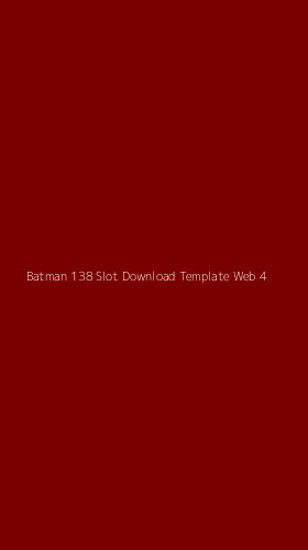 Tampilan Antarmuka Aplikasi Batman 138 Slot Download Template Web - 4