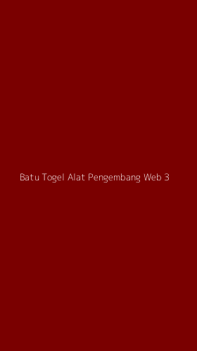 Tampilan Antarmuka Aplikasi Batu Togel Alat Pengembang Web - 3