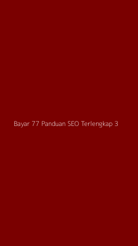 Tampilan Antarmuka Aplikasi Bayar 77 Panduan Seo Terlengkap - 3