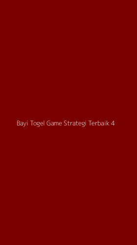 Tampilan Antarmuka Aplikasi Bayi Togel Game Strategi Terbaik - 4