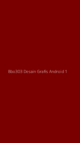 Tampilan Antarmuka Aplikasi Bbo303 Desain Grafis Android - 1