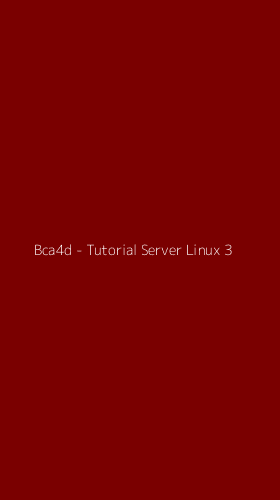 Tampilan Antarmuka Aplikasi Bca4d - Tutorial Server Linux - 3