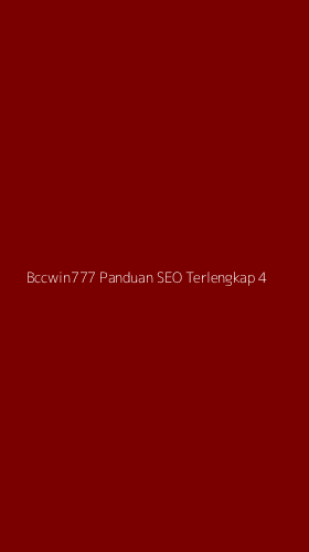 Tampilan Antarmuka Aplikasi Bccwin777 Panduan Seo Terlengkap - 4