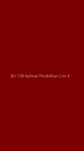 Tampilan Antarmuka Aplikasi Bcl 138 Aplikasi Pendidikan Lite - 4
