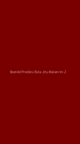 Tampilan Antarmuka Aplikasi Beat4d Prediksi Bola Jitu Malam Ini - 2