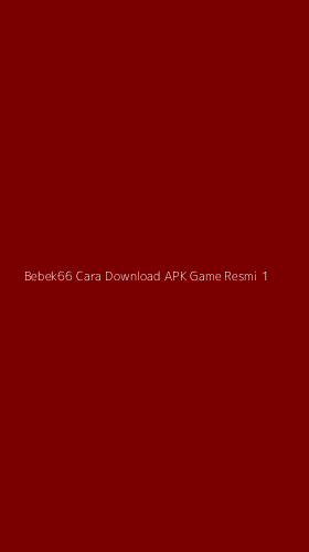Tampilan Antarmuka Aplikasi Bebek66 Cara Download Apk Game Resmi - 1