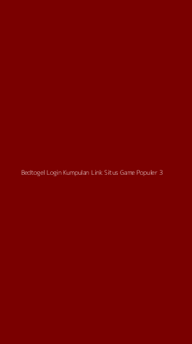Tampilan Antarmuka Aplikasi Bedtogel Login Kumpulan Link Situs Game Populer - 3