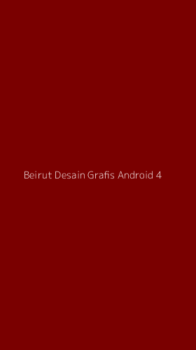 Tampilan Antarmuka Aplikasi Beirut Desain Grafis Android - 4