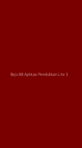 Tampilan Antarmuka Aplikasi Bejo 88 Aplikasi Pendidikan Lite - 3