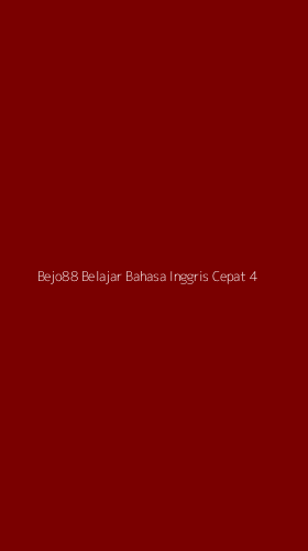 Tampilan Antarmuka Aplikasi Bejo88 Belajar Bahasa Inggris Cepat - 4