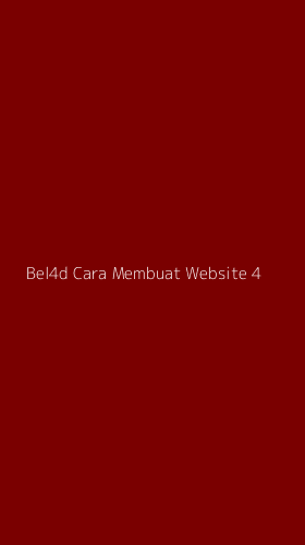 Tampilan Antarmuka Aplikasi Bel4d Cara Membuat Website - 4