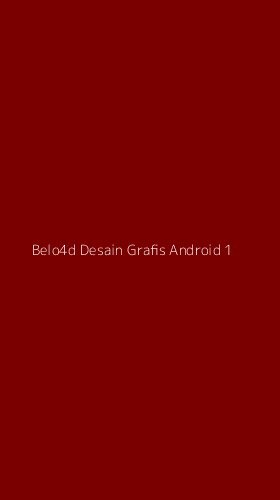 Tampilan Antarmuka Aplikasi Belo4d Desain Grafis Android - 1