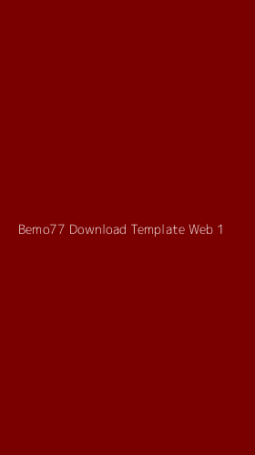 Tampilan Antarmuka Aplikasi Bemo77 Download Template Web - 1