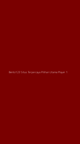 Tampilan Antarmuka Aplikasi Bento123 Situs Terpercaya Pilihan Utama Player - 1