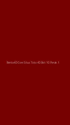 Tampilan Antarmuka Aplikasi Bento4d Com Situs Toto 4d Bet 10 Perak - 1