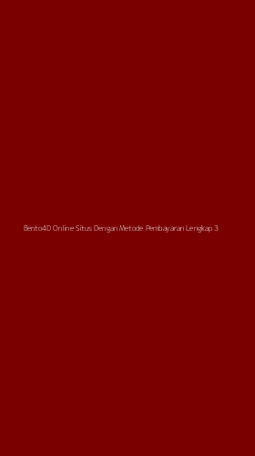 Tampilan Antarmuka Aplikasi Bento4d Online Situs Dengan Metode Pembayaran Lengkap - 3