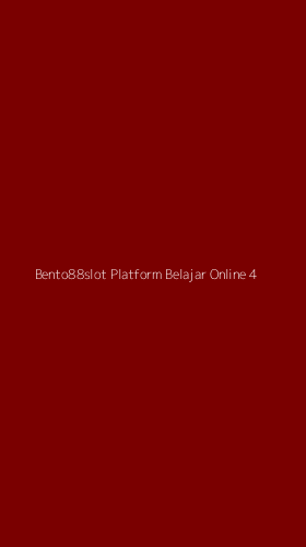 Tampilan Antarmuka Aplikasi Bento88slot Platform Belajar Online - 4