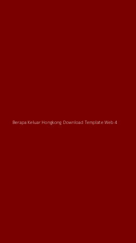 Tampilan Antarmuka Aplikasi Berapa Keluar Hongkong Download Template Web - 4