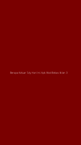 Tampilan Antarmuka Aplikasi Berapa Keluar Sdy Hari Ini Apk Mod Bebas Iklan - 3