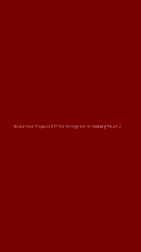 Tampilan Antarmuka Aplikasi Berapa Keluar Singapura Rtp Slot Tertinggi Hari Ini Gampang Maxwin - 2