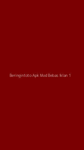 Tampilan Antarmuka Aplikasi Beringintoto Apk Mod Bebas Iklan - 1