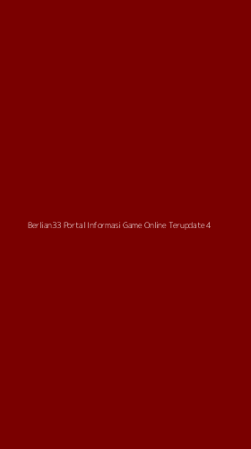 Tampilan Antarmuka Aplikasi Berlian33 Portal Informasi Game Online Terupdate - 4