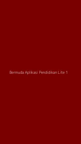 Tampilan Antarmuka Aplikasi Bermuda Aplikasi Pendidikan Lite - 1