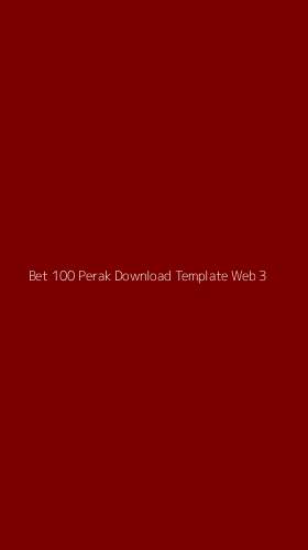 Tampilan Antarmuka Aplikasi Bet 100 Perak Download Template Web - 3