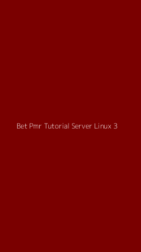 Tampilan Antarmuka Aplikasi Bet Pmr Tutorial Server Linux - 3