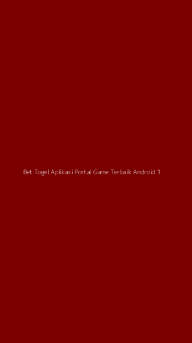 Tampilan Antarmuka Aplikasi Bet Togel Aplikasi Portal Game Terbaik Android - 1