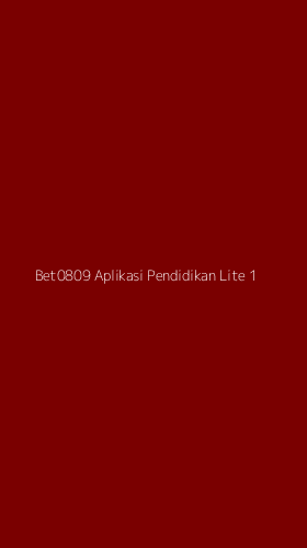 Tampilan Antarmuka Aplikasi Bet0809 Aplikasi Pendidikan Lite - 1